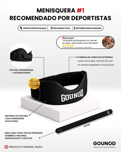 GOUNOD™ - Menisquera de silicona Premium