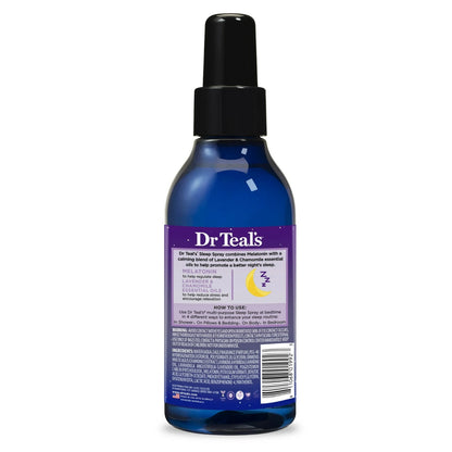Dr Teal's® - Spray para Dormir con aceites esenciales - Melatonina, Lavanda y Manzanilla