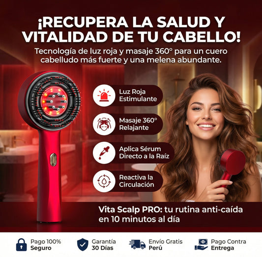 Cepillo Masajeador Capilar - Vita Scalp PRO™